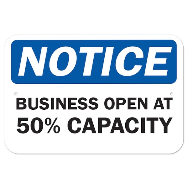 12 in Height, Aluminum, 12" x 18", A-1218-25462